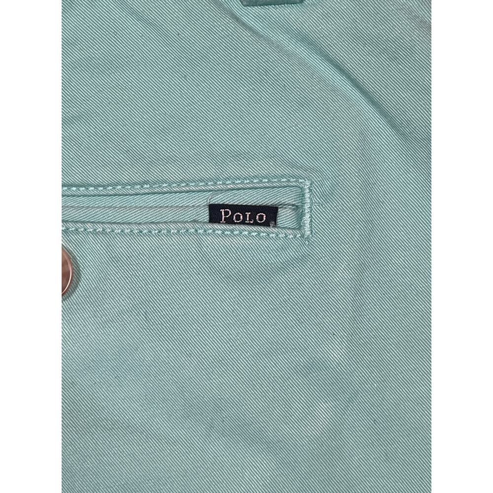 Polo Ralph Lauren Mens 30 x 6" Teal Blue Green Cotton Shorts Stretch Classic Fit - Picture 9 of 10